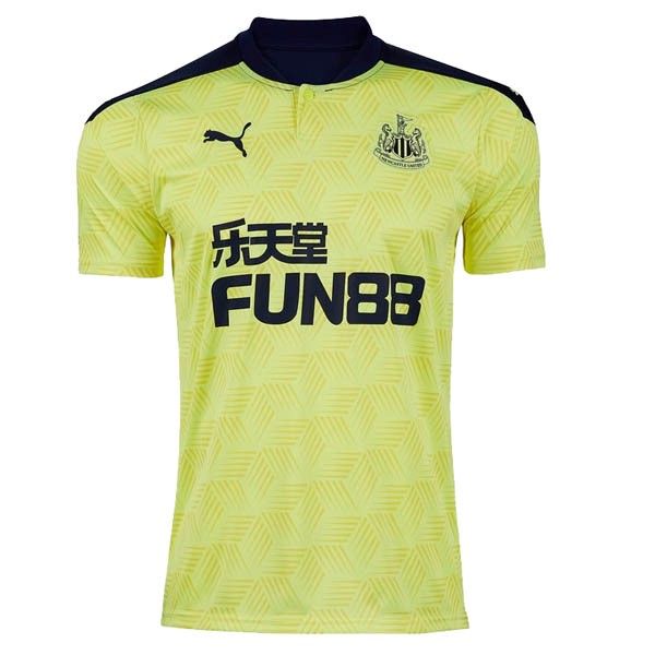 Tailandia Camiseta Newcastle United Segunda 2020-2021 Amarillo